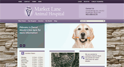 Desktop Screenshot of marketlanevet.com